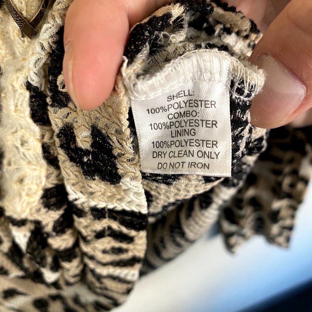 Alberto Makali Crochet Patchwork Leopard Print To… - image 4